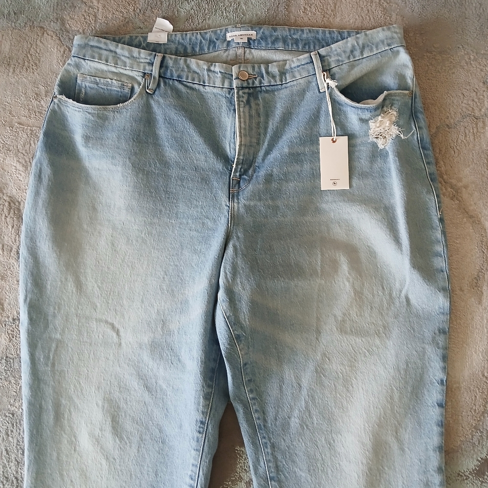 NWT‎ Good American GOOD MOM JEANS - Picture 3 of 7